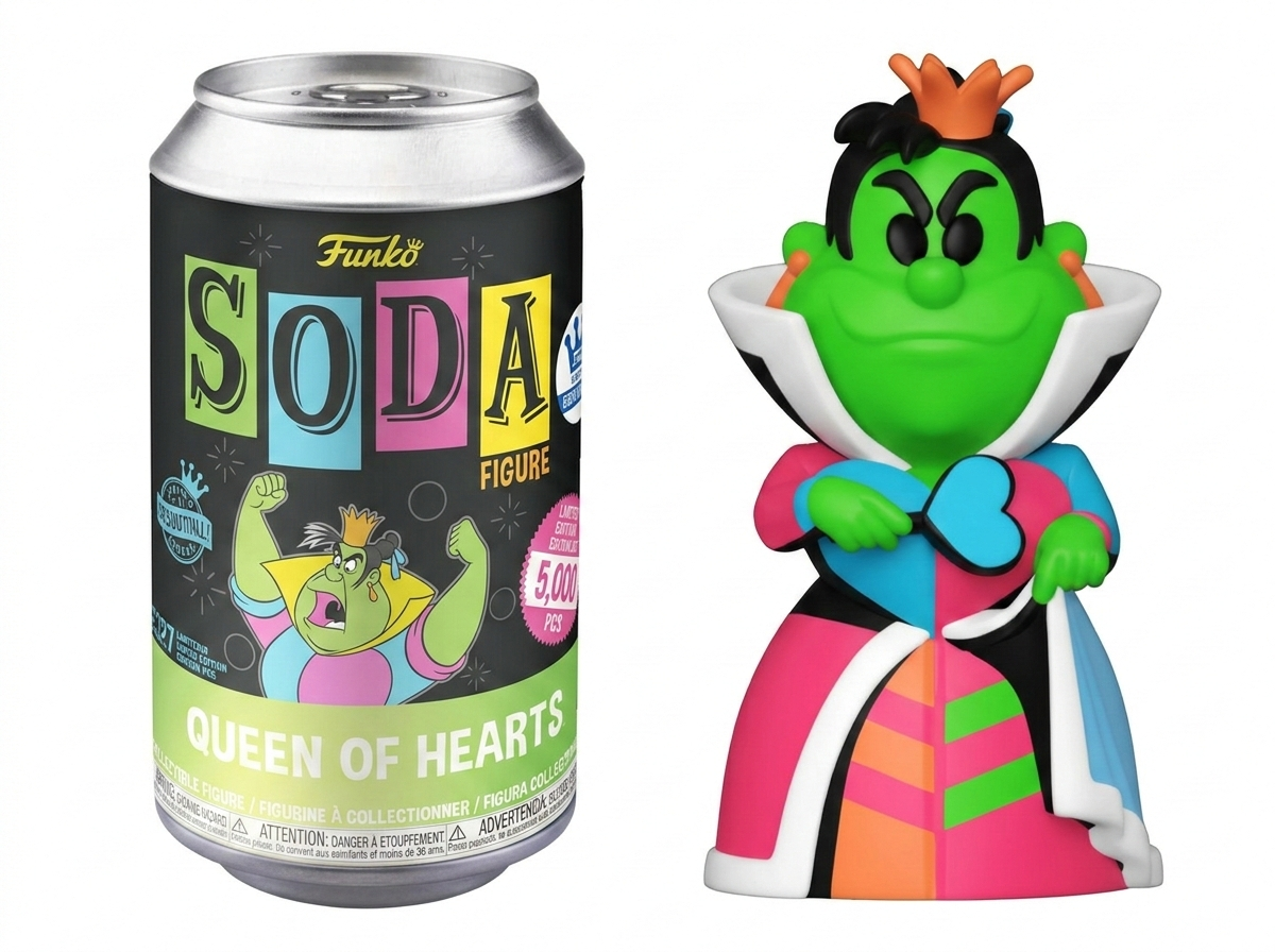 סודה פופ אליס בארץ הפלאות: מלכת הלבבות Funko Soda POP! Alice in Wonderland: Queen of Hearts