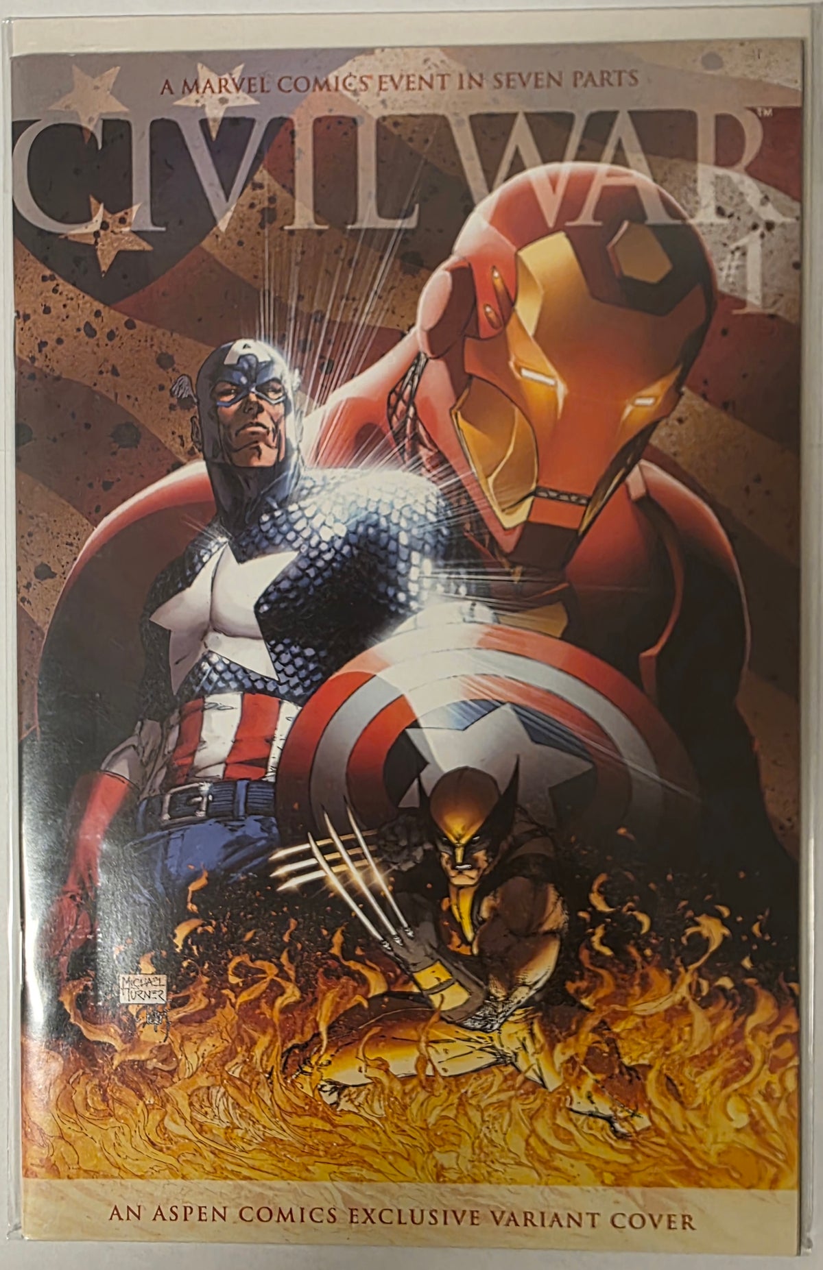 Civil War #1F Aspen Comics Exclusive Variant (Michael Turner)