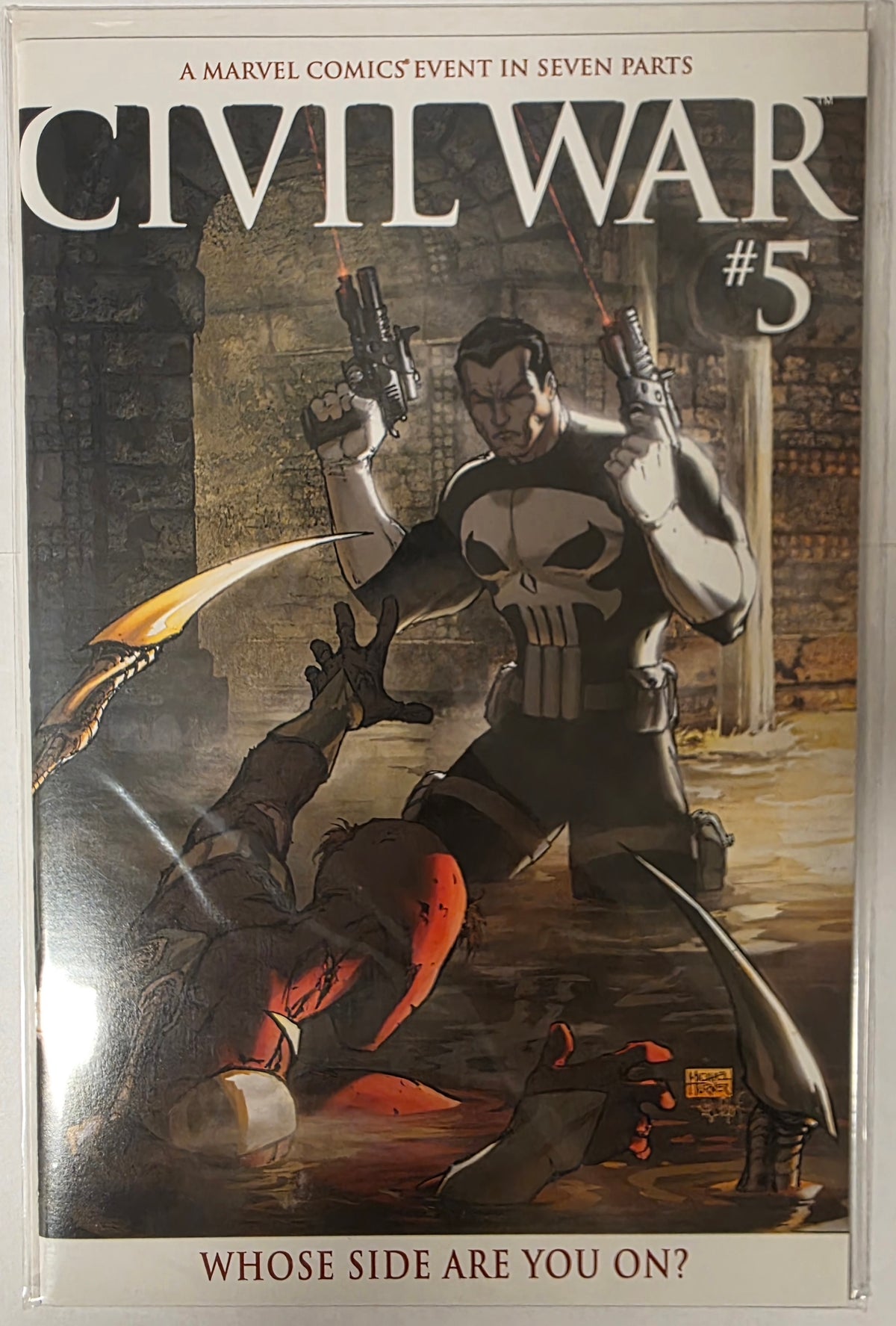 Civil War #5B 1:16 Variant (Michael Turner)
