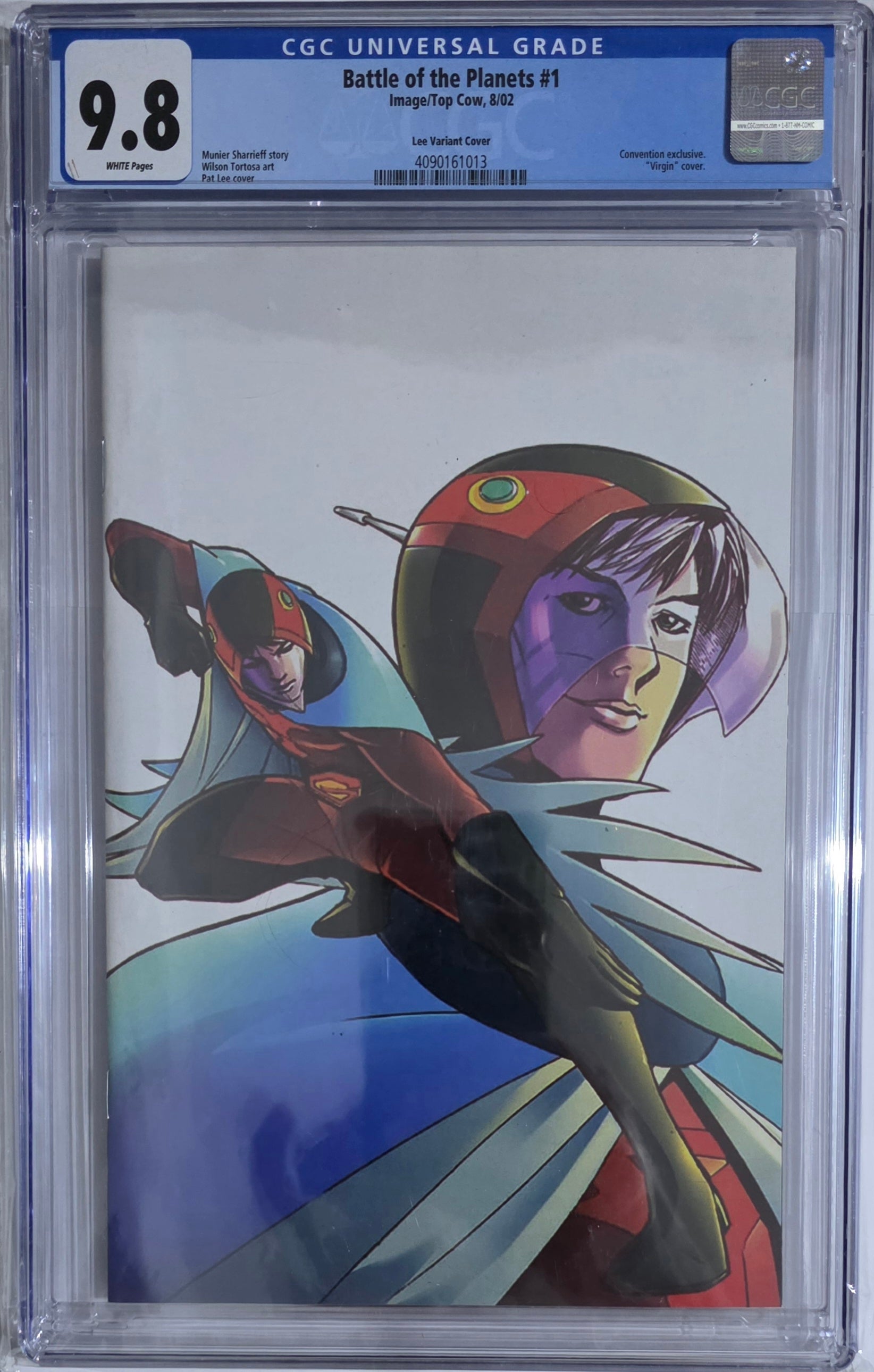 Battle of the Planets #1 CGC 9.8 קומיקס אספנות מדורג מבית Image/Top Cow