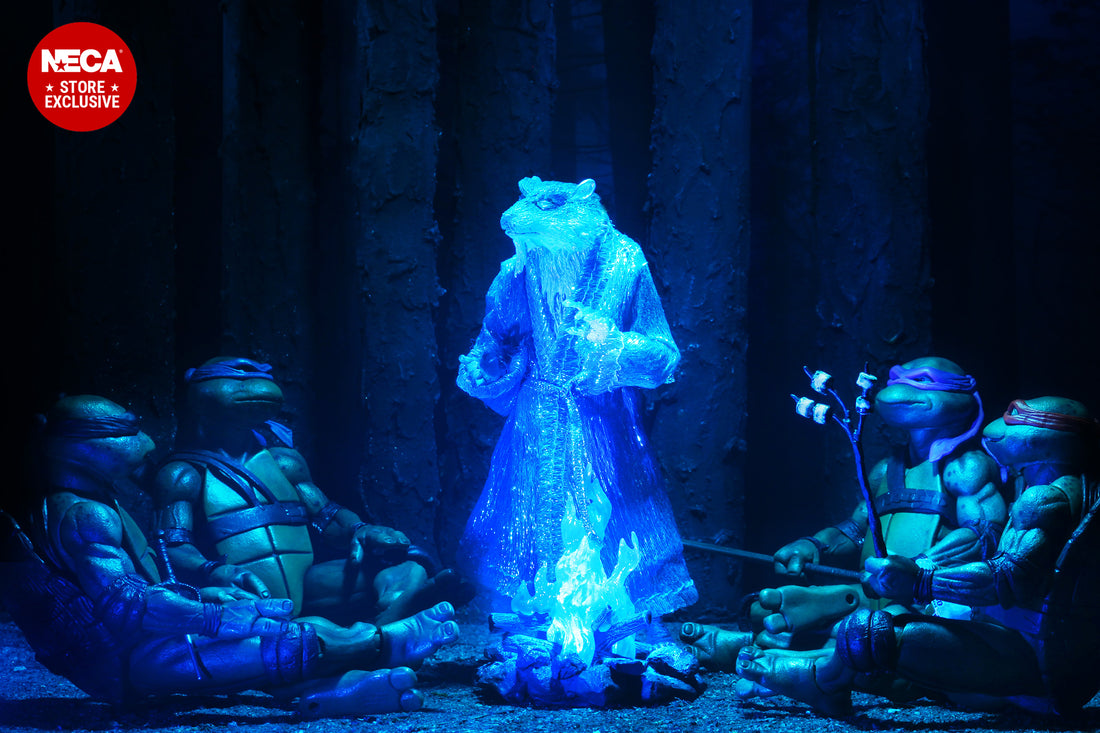 צבי הנינג’ה מארז אקשן פיגר מארז 5 דמויות (מהסרט 1990 מהדורת 35 שנה)