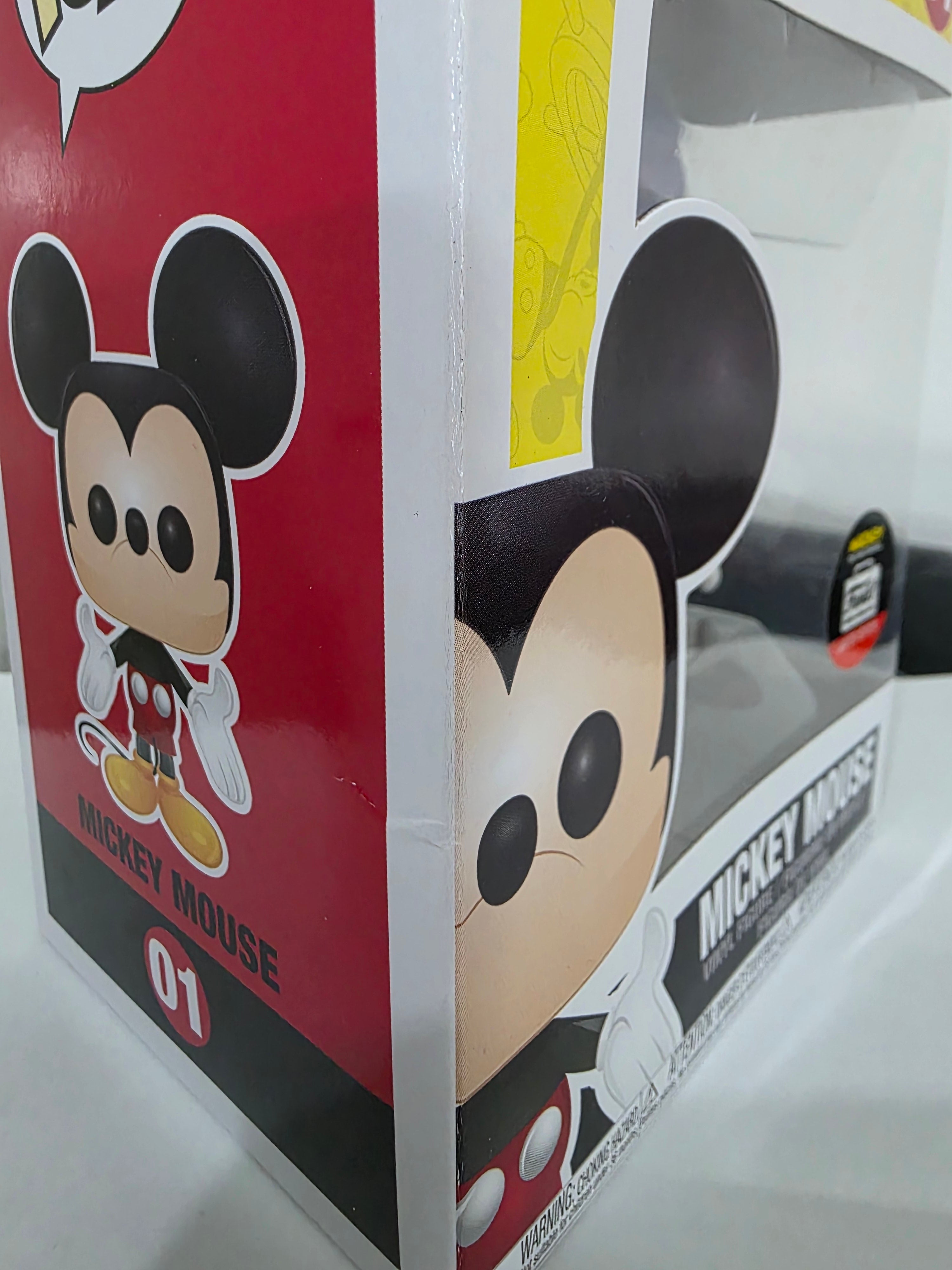 *אריזה פגומה* פופ דיסני: מיקי מאוס Funko POP! Disney: Mickey The True Original 90 Years Mickey Mouse (Pink & Purple) #01 Funko Shop Limited Edition