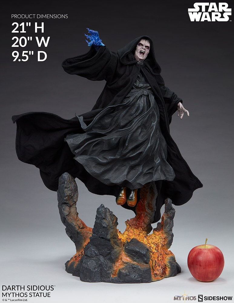דארת’ סידיוס פסל מיתוס מבית Sideshow Collectibles (Darth Sidious Mythos)