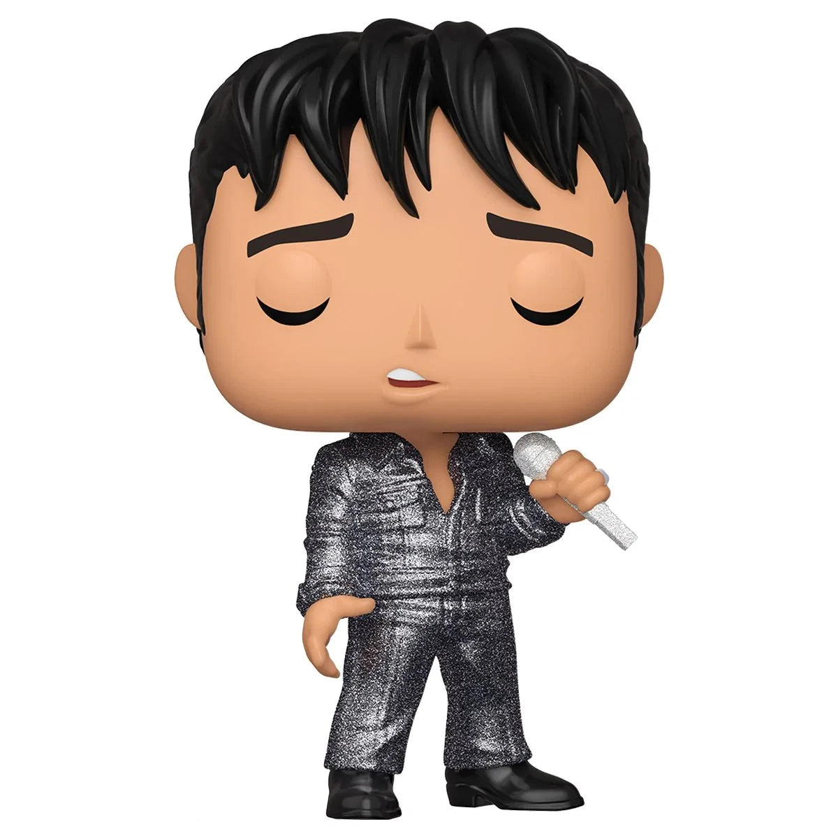 בובת פופ מוזיקה: אלביס פרסלי ספיישל קומבק 68' Funko POP! Rocks: Elvis '68 Comeback Special #188 Entertainment Earth Exclusive