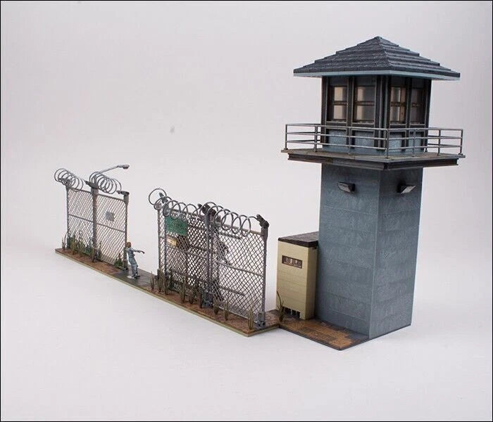 סט מגדל ושער הכלא מהמתים המהלכים להרכבה מבית McFarlane Toys